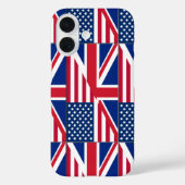 アメリカ国旗とイギリス国旗の二重国籍 Case-Mate iPhoneケース (裏面)