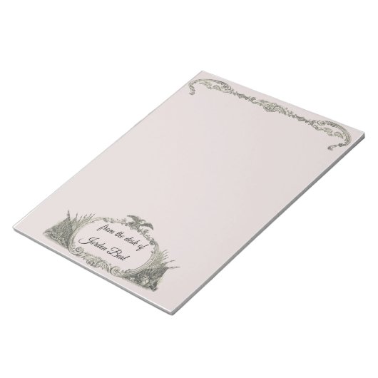 アメリカ国旗とイーグルのメモ帳 ノートパッド (アングル)