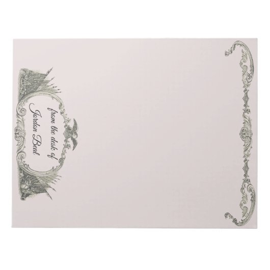 アメリカ国旗とイーグルのメモ帳 ノートパッド (正面)