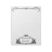 アメリカ国旗とイーグルのメモ帳 ノートパッド (回転)