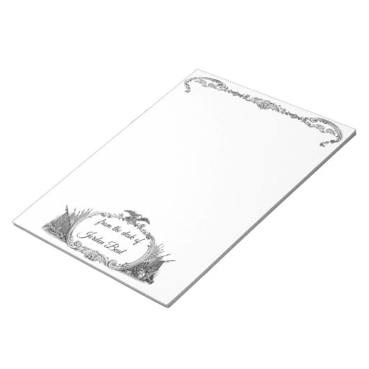 アメリカ国旗とイーグルのメモ帳 ノートパッド (アングル)