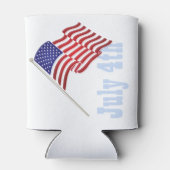 アメリカ国旗とイーグルクーラーボックス、7月4日 缶クーラー (裏面)