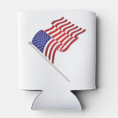 アメリカ国旗とイーグルクールドリンク、7月4日 缶クーラー (裏面)