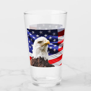 アメリカ国旗とイーグルグラス杯 タンブラーグラス