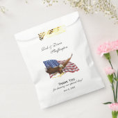 アメリカ国旗とイーグルバッグ フェイバーバッグ (封をした状態)