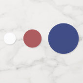 アメリカ国旗とイーグル結婚ーズ コンフェッティ (裏面)