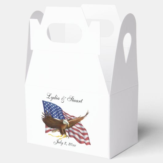 アメリカ国旗とイーグル結婚ーズ フェイバーボックス (オープン)