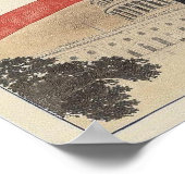 アメリカ国旗とキャピトル前でのバラク・オバマ ポスター (角)