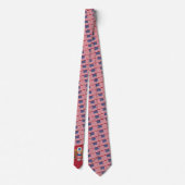 アメリカ国旗とコート・オブ・アームズ、統一された州 ネクタイ (裏面)