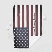 アメリカ国旗とゴルフUSA州/スポーツワシントン ゴルフタオル (インサイチュ)