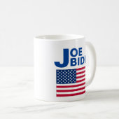 アメリカ国旗とジョー・バイデン '20 コーヒーマグカップ (正面右)