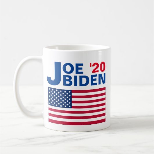 アメリカ国旗とジョー・バイデン '20 コーヒーマグカップ (左)