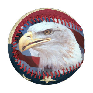 アメリカ国旗とハゲワシ野球 野球ボール