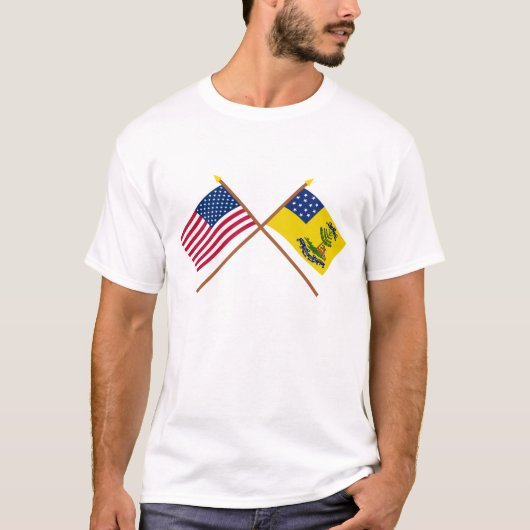 アメリカ国旗とバックス・オブ・アメリカ Tシャツ (正面)