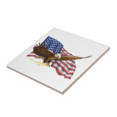 アメリカ国旗とワシ タイル (側面)