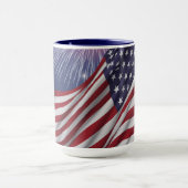 アメリカ国旗と花火 マグカップ (中央)