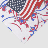 アメリカ国旗と花火 薄葉紙 (詳細)
