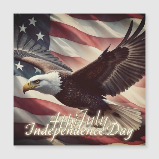 アメリカ国旗と7月4日の鷲 (正面)