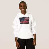 アメリカ国旗にテキストを追加する (正面フル)