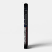 アメリカ国旗にテキストを追加する Case-Mate iPhoneケース (裏面 / 左)