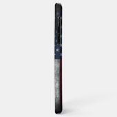 アメリカ国旗にテキストを追加する Case-Mate iPhoneケース (裏面/左)