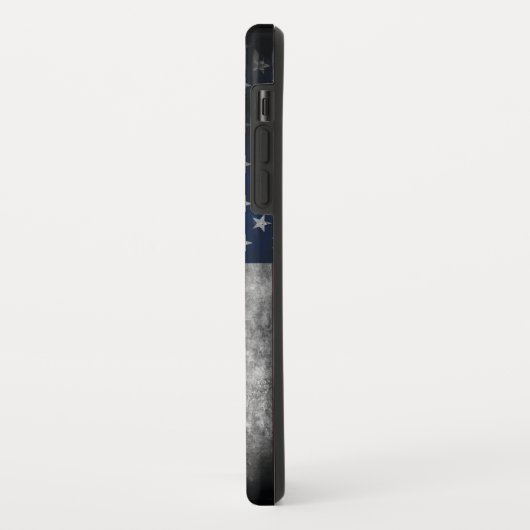 アメリカ国旗にテキストを追加する Case-Mate iPhoneケース (裏面/左)