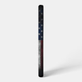 アメリカ国旗にテキストを追加する SAMSUNG GALAXYケース (左側面)
