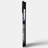 アメリカ国旗にテキストを追加 Case-Mate iPhoneケース (裏面 / 左)