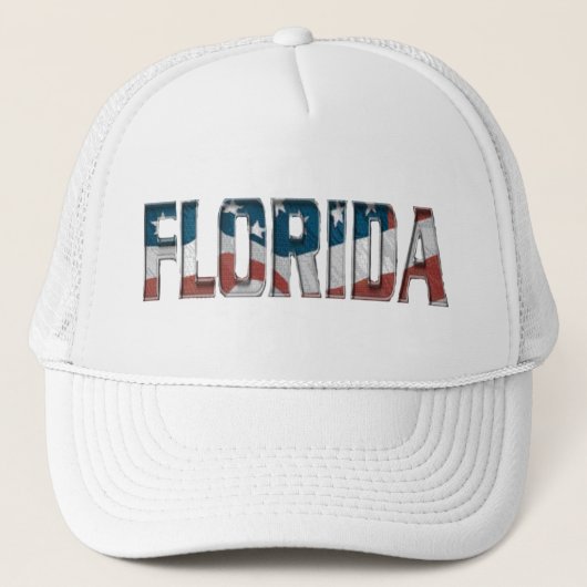 アメリカ国旗に愛国的なフロリダ州 – 帽子 (正面)
