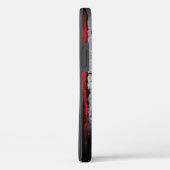 アメリカ国旗に独自の文字をグランジ追加する Case-Mate iPhoneケース (裏面 / 右)
