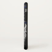 アメリカ国旗に独自の文字をグランジ追加する Case-Mate iPhoneケース (裏面/左)