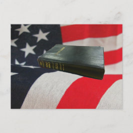 アメリカ国旗に関する聖書 ポストカード