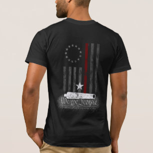 アメリカ国旗のために、我々は国民がベツィー·ロス·レッドライン Tシャツ