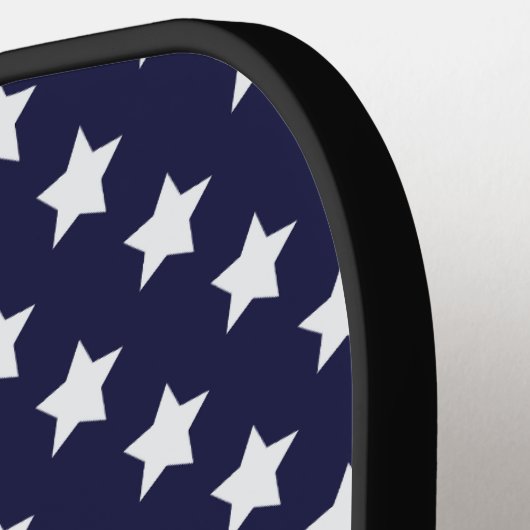 アメリカ国旗のアメリカ合衆国パターン ピックルボールラケット (左詳細)