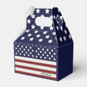 アメリカ国旗のアメリカ合衆国パターン フェイバーボックス (裏面サイド)
