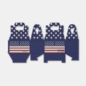 アメリカ国旗のアメリカ合衆国パターン フェイバーボックス (折り畳みなし)