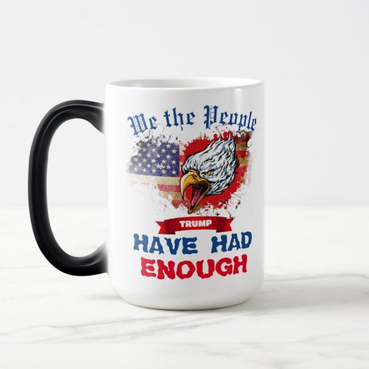 アメリカ国旗のイーグル十分 モーフィングマグカップ (左)