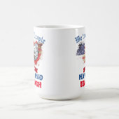 アメリカ国旗のイーグル十分 モーフィングマグカップ (中央)