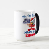 アメリカ国旗のイーグル十分 モーフィングマグカップ (正面右)