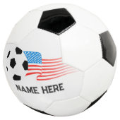 アメリカ国旗のカスタムサッカーボールデザイン サッカーボール (3/4)