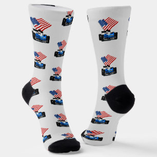 アメリカ国旗のカースポーツ ソックス