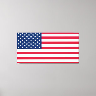アメリカ国旗のキャンバス印刷 – 愛国的 – USA キャンバスプリント