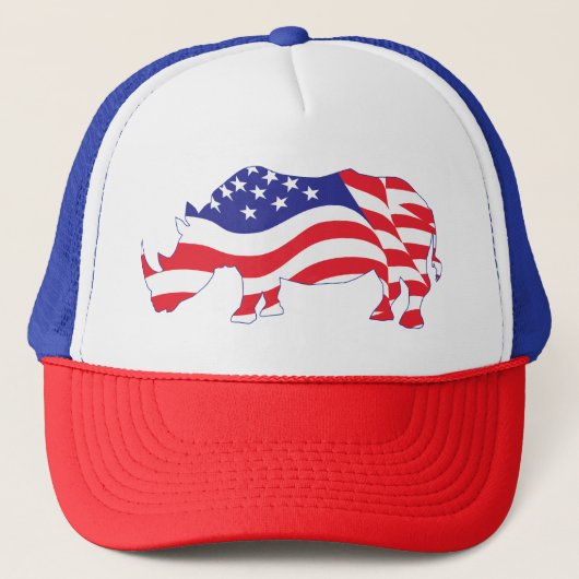 アメリカ国旗のサイ キャップ (正面)