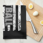 アメリカ国旗のサッカー愛国的なサッカー キッチンタオル (四つ折り)