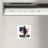 アメリカ国旗のサービスをありがとう マグネット (インサイチュ (食洗機))