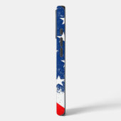 アメリカ国旗のシャツUSA愛国的スターストライプズ Case-Mate iPhoneケース (裏面 / 左)