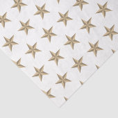 アメリカ国旗のスタイル銀星白地 薄葉紙 (詳細)