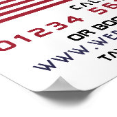 アメリカ国旗のタクシー広告タクシー ポスター (角)