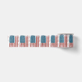 アメリカ国旗のダストレスデザイン サテンリボン (正面)