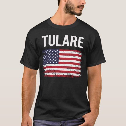 アメリカ国旗のチュラーレ Tシャツ (正面)